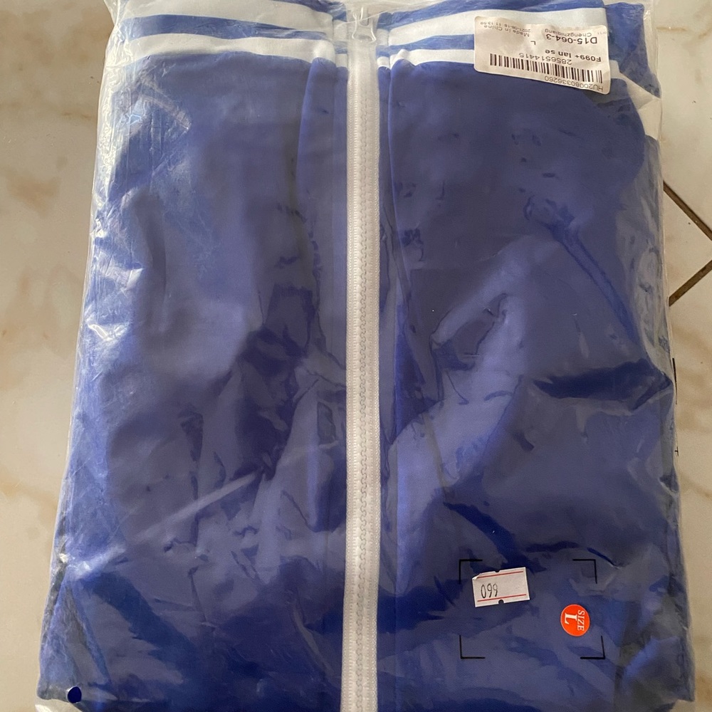 Cold shoulder Royal Blue 2 piece fashion track suit - Picture 2 of 2